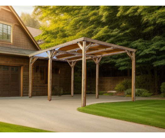 Pergola Thonon, THT avec couverture PVC, 3.00 x 5.00 m, 15.00m²