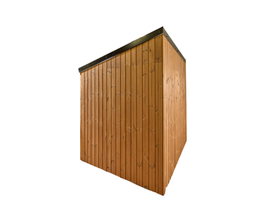 Abri photovoltaïque Lumibois 1kWc, THT, "Plug and play", bardage 19mm, 1,90 x 2,36 m, 4,48 m²