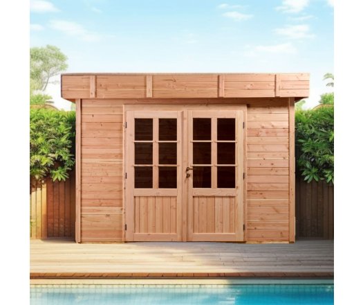 Abri Dhana, Douglas Madriers 28mm, 3.00 x 2.00m, 6.00m²