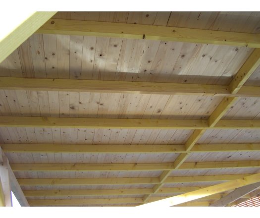 Carport, Epicéa du nord, 3.90 x 5.90m, 28m²