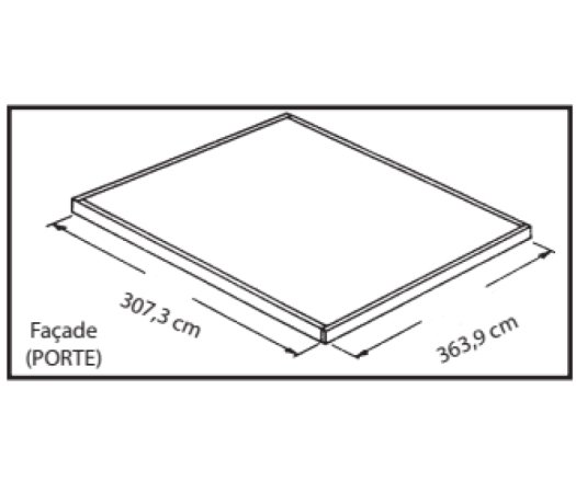 Abri Métal, grand volume, imitation bois, 3.10 x 3.70, 11.50m²