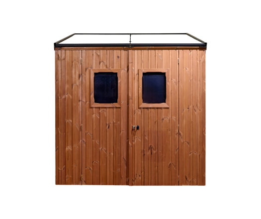Abri photovoltaïque Lumibois 1kWc, THT, "Plug and play", bardage 19mm, 1,90 x 2,36 m, 4,48 m²
