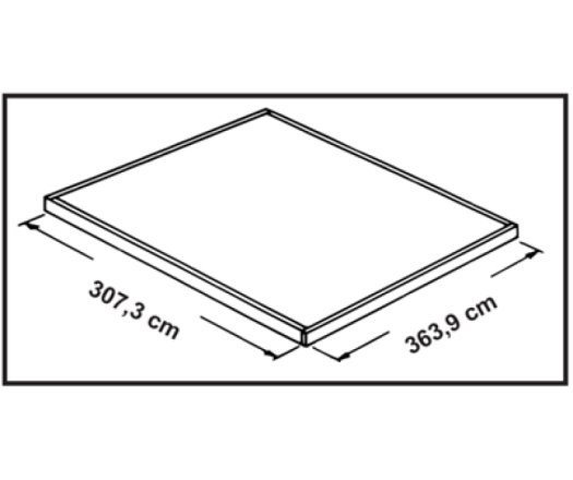 Abri Métal, grand volume, imitation bois, 3.10 x 3.70, 11.50m²