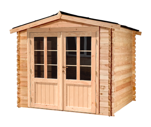 Abri Dhana, Douglas Madriers 28mm, 2.35 x 2.13m, 5.01m²