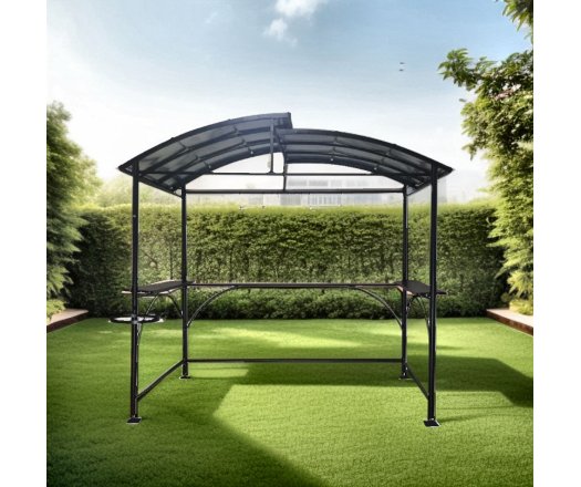 Carport Barbecue, Aluminium 0.8mm, 2.60 x 1.50m, 3.90m²