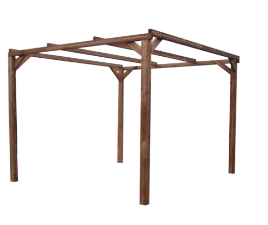 Pergola Thonon, THT  sans couverture, 3.00 x 3.00 m, 9.00m²