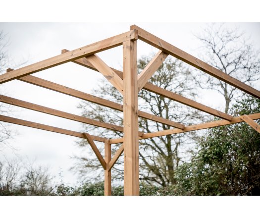 Pergola Thonon, THT  sans couverture, 3.00 x 3.00 m, 9.00m²