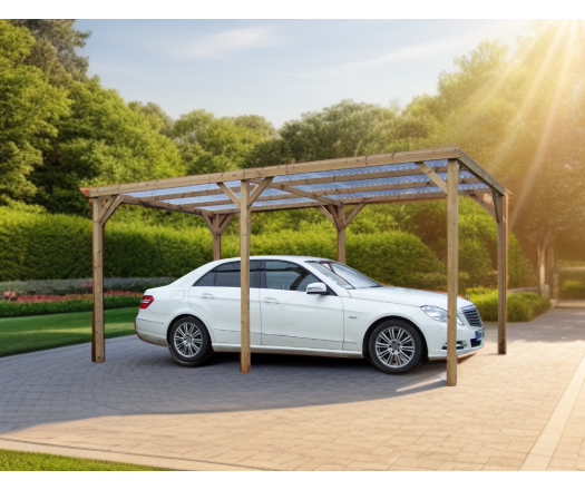 Pergola Thonon, THT avec couverture PVC, 3.00 x 5.00 m, 15.00m²