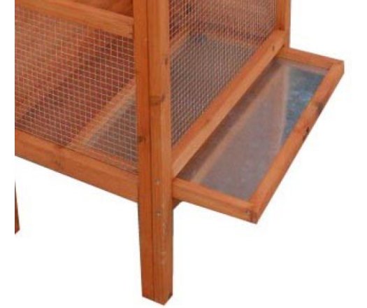 Cage à oiseaux standard, Bois, 0.41 x 0.63m, 0.42m²