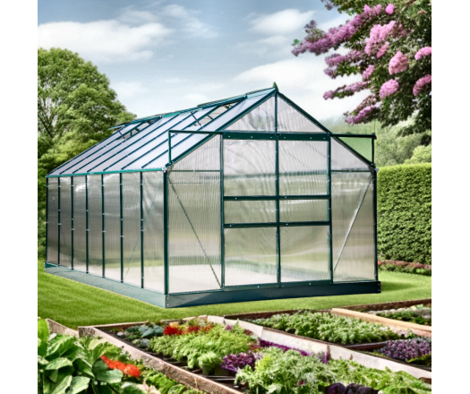 Serre jardin, Aluminium, 4.25 x 2.50 m, 10.60m²