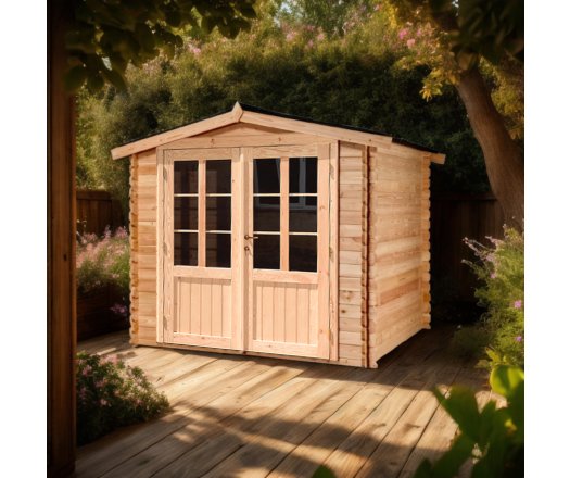 Abri Dhana, Douglas Madriers 28mm, 2.35 x 2.13m, 5.01m²