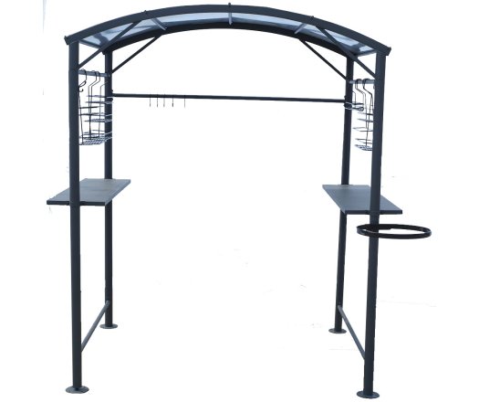 Carport Barbecue, Aluminium 0.8mm, 2.50 x 1.35m, 3.40m²