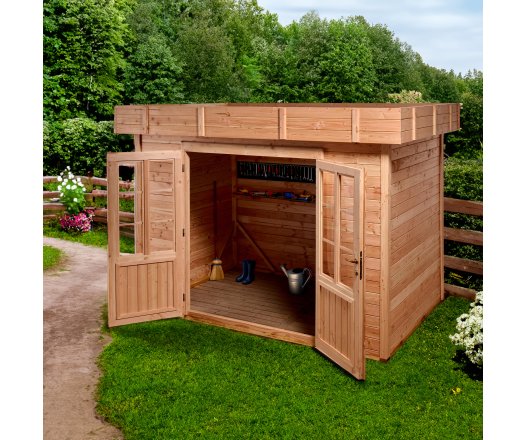 Abri Dhana, Douglas Madriers 28mm, 3.00 x 2.00m, 6.00m²