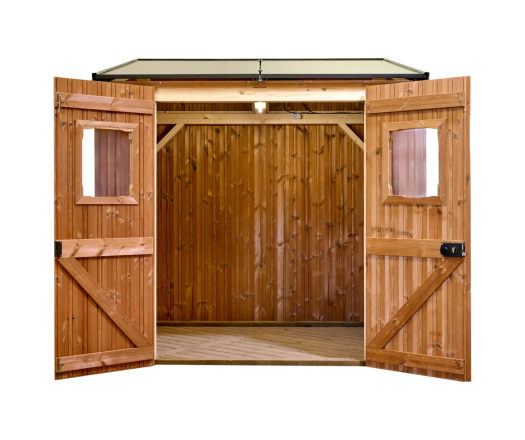 Abri photovoltaïque Lumibois 1kWc, THT, "Plug and play", bardage 19mm, 1,90 x 2,36 m, 4,48 m²