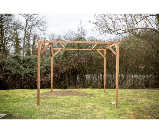 Pergola Thonon, THT  sans couverture, 3.00 x 3.00 m, 9.00m²