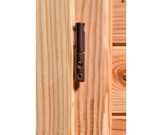 Abri Dhana toit plat bac acier, Douglas Madriers 28mm, 3.00 x 3.00m, 9.00m²