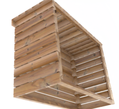 Cache climatiseur extérieur, THT, 1.30 x 0.60 m, 0.78m²