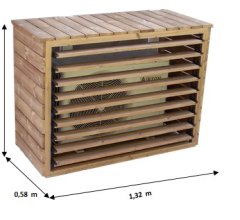 Cache Climatiseur extérieur XL, THT, 1.30 x 0.60 m, 0.78m²