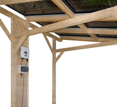 Carport photovoltaïque Wattoit 5kWc, 120 x 120 mm, 3,75 x 4,67 m, 17.51m²