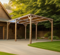 Pergola Thonon, THT avec couverture PVC, 3.00 x 5.00 m, 15.00m²