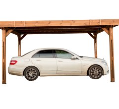 Carport Thones, THT section 40 x 140mm//40 x 120mm, 3.00 x 4.60m, 17.50m²