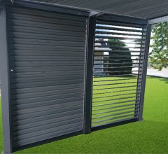 Ventelles aluminium mobiles pour côté 3 m pour pergola bioclimatique PER 3630 BI et PER 2430 BI