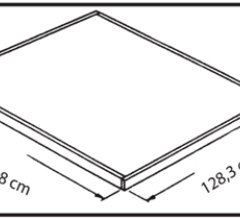 Abri, métal, ouverture latérale, 1.20 x 2.00m, 2.40m²