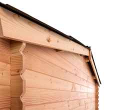Abri Dalia, Douglas Madriers 20mm, 3.10 x 1.70m, 5.20m²