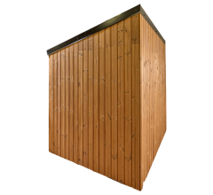 Abri photovoltaïque Lumibois 1kWc, THT, "Plug and play", bardage 19mm, 1,90 x 2,36 m, 4,48 m²