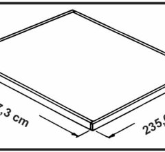 Abri Métal, grand volume, imitation bois, 3.10m x 2.40m, 7.40m²