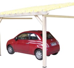 Carport, Epicéa du nord section 120 x 120mm, 3.00 x 3.60m, 16.20m²