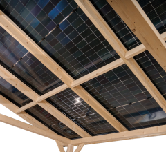 Carport photovoltaïque Wattoit 4kWc, 120 x 120 mm, 3.75 x 4.63m, 17.51 m²