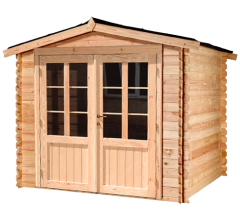Abri Dhana, Douglas Madriers 28mm, 2.35 x 2.13m, 5.01m²