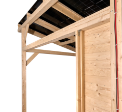 Carport photovoltaïque Wattoit 4kWc, 120 x 120 mm, 3.75 x 4.63m, 17.51 m²