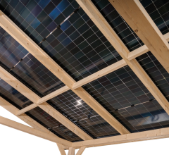 Carport photovoltaïque Wattoit 6kWc, 120 x 120 mm, 3.75 x 6.97m, 26.14m²