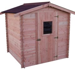 Abri Dhana, Douglas Madriers 28mm, 2.00 x 2.00m, 4.00m²
