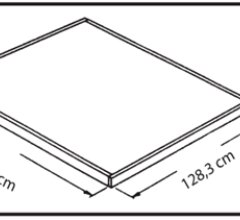 Double Abri, métal, ouverture latérale, 1.20 x 2.90m, 3.50m²