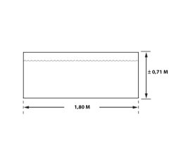 Habillage hexagonal pour spas et piscines gonflables, Bois, 2.35 x 1.84 m, 4.30m²