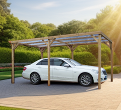 Pergola Thonon, THT avec couverture PVC, 3.00 x 5.00 m, 15.00m²