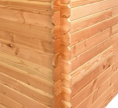 Abri Dhana, Douglas Madriers 28mm, 2.50 x 2.00m, 5.00m²