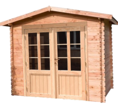 Abri Dhana, Douglas Madriers 28mm, 2.50 x 2.00m, 5.00m²
