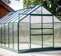 Serre jardin, Aluminium, 4.25 x 2.50 m, 10.60m²