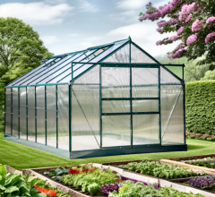 Serre jardin, Aluminium, 4.25 x 2.50 m, 10.60m²