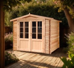 Abri Dhana, Douglas Madriers 28mm, 2.35 x 2.13m, 5.01m²