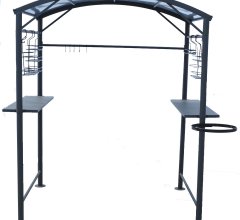 Carport Barbecue, Aluminium 0.8mm, 2.50 x 1.35m, 3.40m²