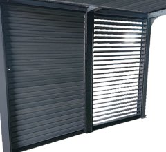 Ventelles aluminium mobiles pour côté 3 m pour pergola bioclimatique PER 3630 BI et PER 2430 BI