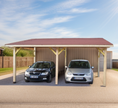 Carport, Epicéa du nord, 3.90 x 5.90m, 28m²