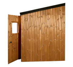 Abri photovoltaïque Lumibois 1kWc, THT, "Plug and play", bardage 19mm, 1,90 x 2,36 m, 4,48 m²