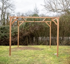 Pergola Thonon, THT  sans couverture, 3.00 x 3.00 m, 9.00m²