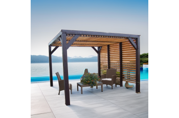 Pergola Veneto, Bois, 3.40 x3.60m,  12.20m²